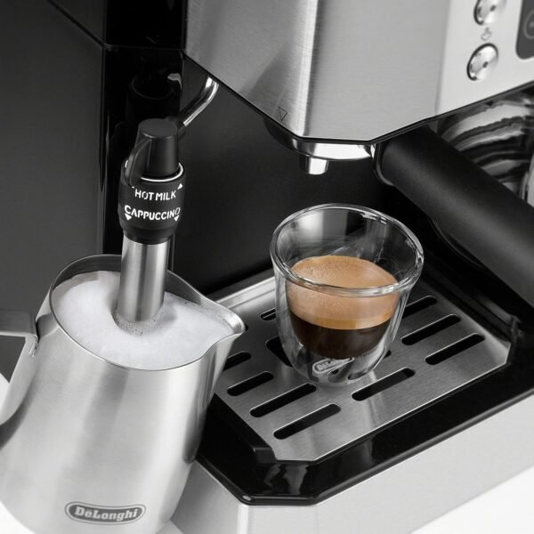 All-in-One Combination Coffee Maker & Espresso Machine with Advanced Adjustable Milk Frothier - Image 5